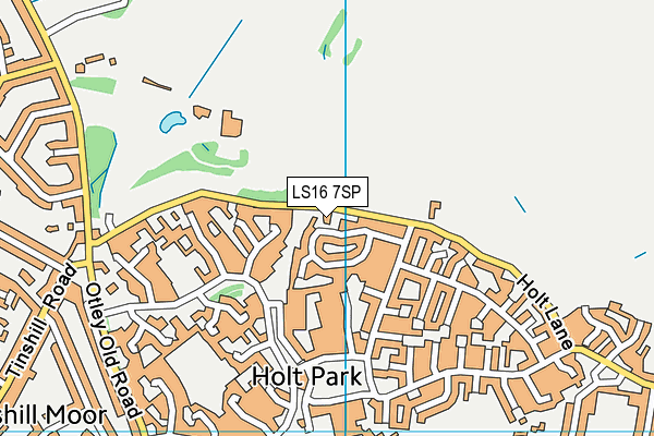 LS16 7SP map - OS VectorMap District (Ordnance Survey)