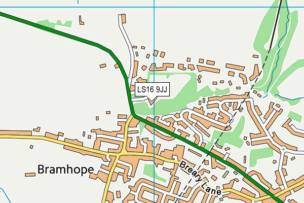 Spindles Health & Leisure (Leeds Bradford) map (LS16 9JJ) - OS VectorMap District (Ordnance Survey)