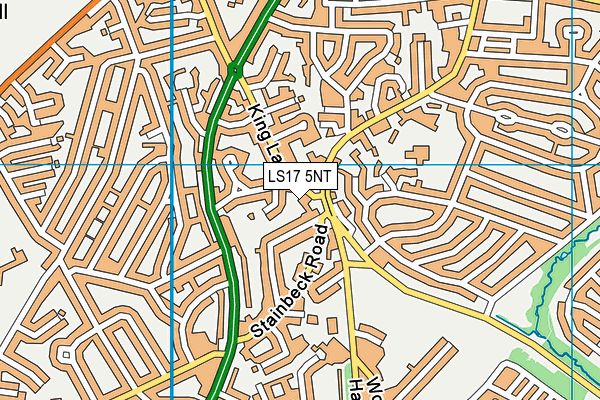LS17 5NT map - OS VectorMap District (Ordnance Survey)