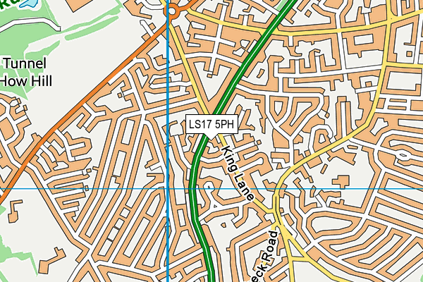 LS17 5PH map - OS VectorMap District (Ordnance Survey)