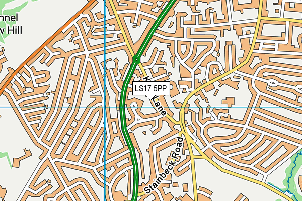 LS17 5PP map - OS VectorMap District (Ordnance Survey)