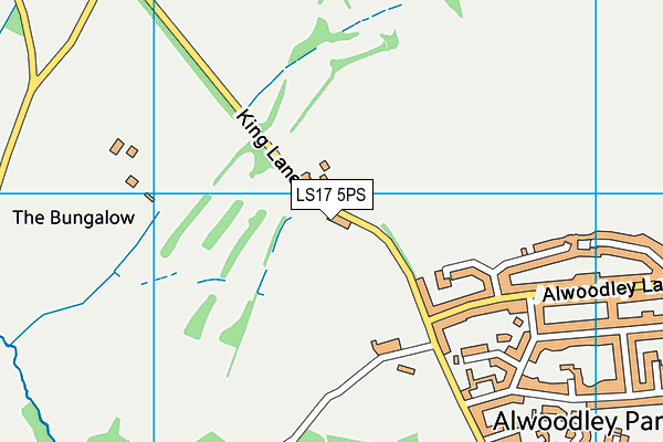 LS17 5PS map - OS VectorMap District (Ordnance Survey)
