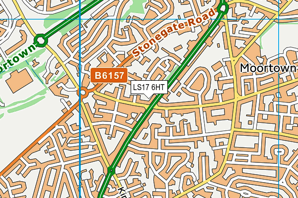 LS17 6HT map - OS VectorMap District (Ordnance Survey)