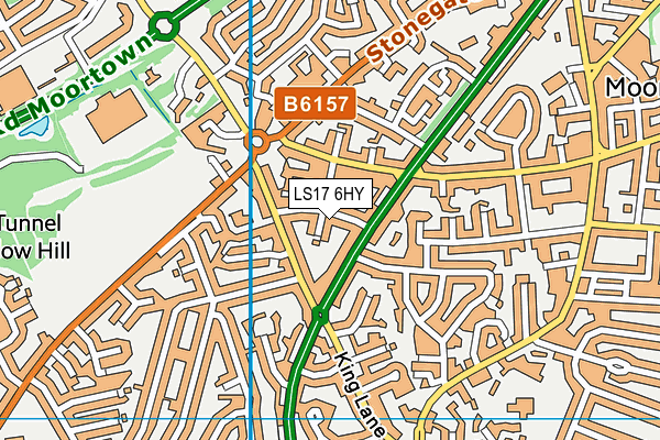 LS17 6HY map - OS VectorMap District (Ordnance Survey)