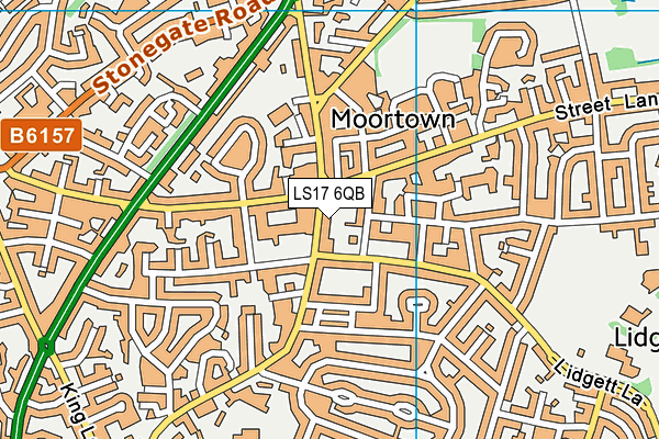 LS17 6QB map - OS VectorMap District (Ordnance Survey)