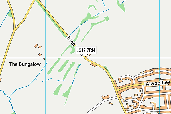 LS17 7RN map - OS VectorMap District (Ordnance Survey)