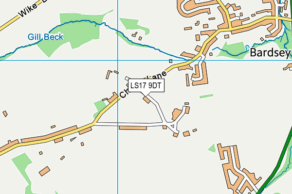 LS17 9DT map - OS VectorMap District (Ordnance Survey)