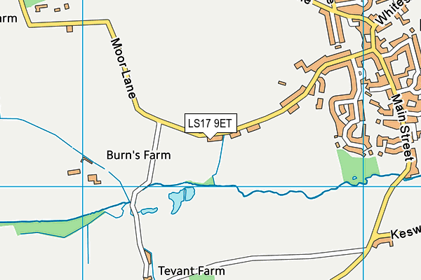 LS17 9ET map - OS VectorMap District (Ordnance Survey)