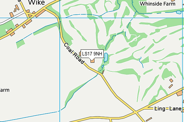 Moor Allerton Golf Club map (LS17 9NH) - OS VectorMap District (Ordnance Survey)