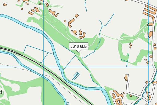 LS19 6LB map - OS VectorMap District (Ordnance Survey)