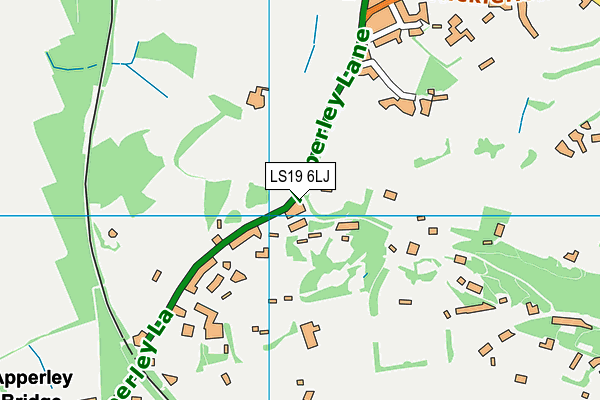 LS19 6LJ map - OS VectorMap District (Ordnance Survey)