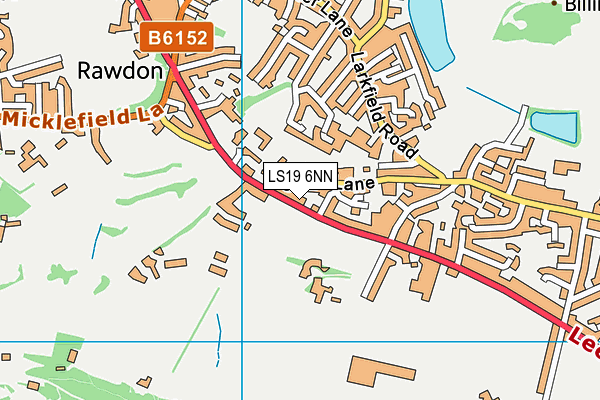 LS19 6NN map - OS VectorMap District (Ordnance Survey)