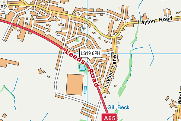 LS19 6PH map - OS VectorMap District (Ordnance Survey)