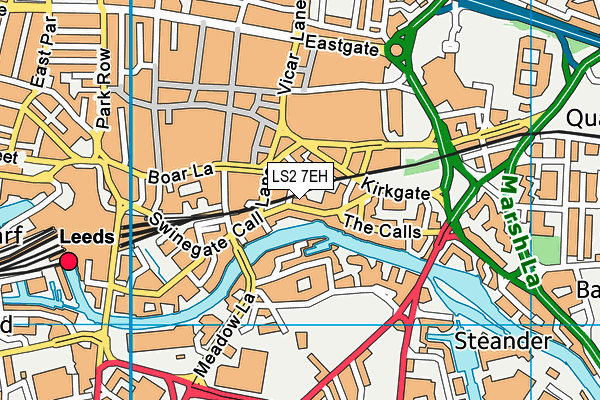 LS2 7EH map - OS VectorMap District (Ordnance Survey)