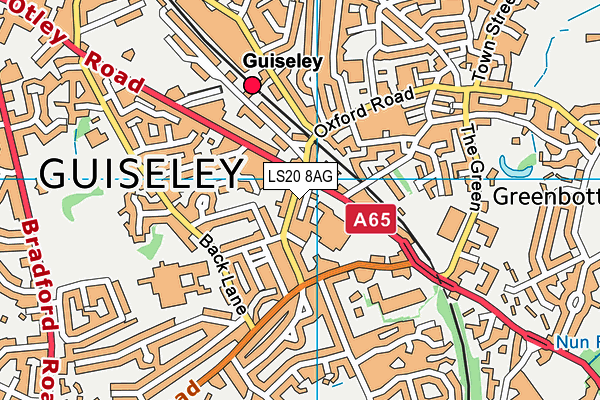 Map of GUISELEY ENGINEERING HOLDINGS LIMITED at district scale