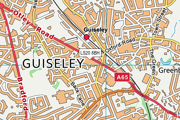 Map of GUISELEY CARPET DEPOT LIMITED at district scale