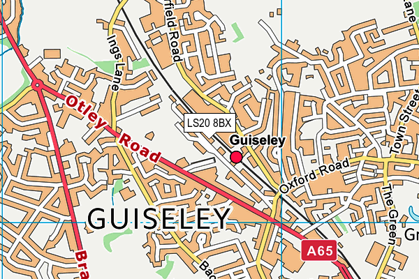 Map of AUTOPOINT GUISELEY LTD at district scale