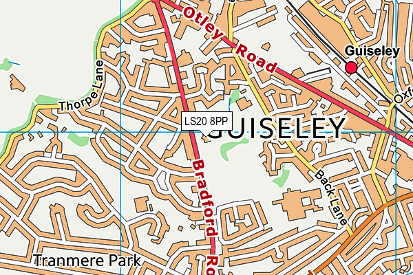 LS20 8PP map - OS VectorMap District (Ordnance Survey)