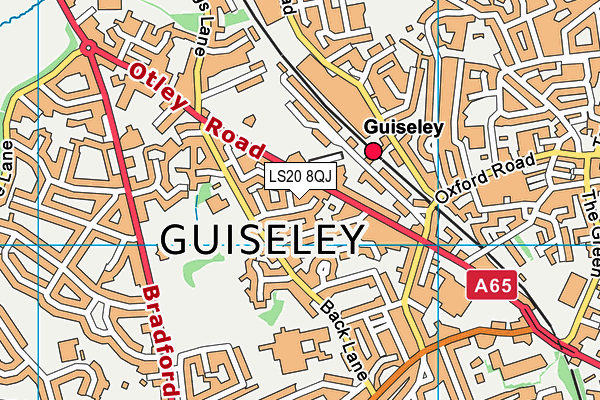 Map of GUISELEY GAZELLES CIC at district scale