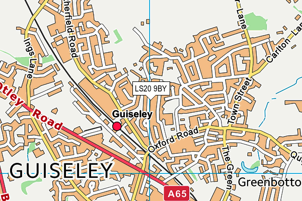 LS20 9BY map - OS VectorMap District (Ordnance Survey)