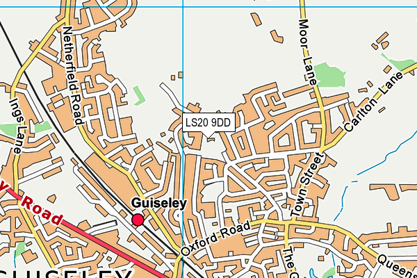 LS20 9DD map - OS VectorMap District (Ordnance Survey)