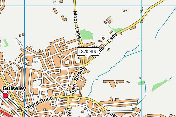 LS20 9DU map - OS VectorMap District (Ordnance Survey)