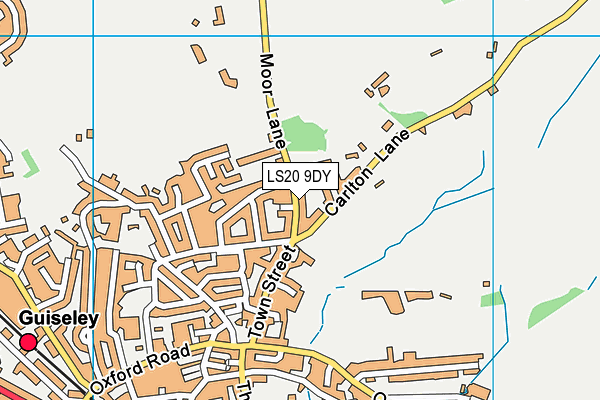 LS20 9DY map - OS VectorMap District (Ordnance Survey)