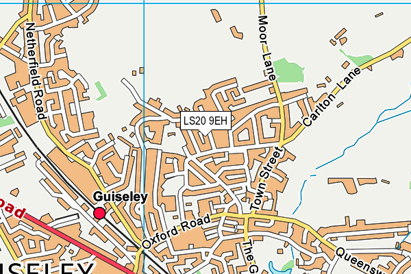 LS20 9EH map - OS VectorMap District (Ordnance Survey)