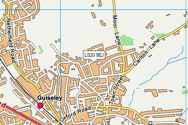 LS20 9EJ map - OS VectorMap District (Ordnance Survey)