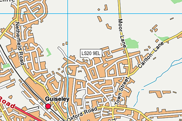 LS20 9EL map - OS VectorMap District (Ordnance Survey)