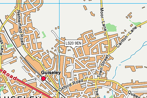 Map of GUISELEY LIGHTS CIC at district scale
