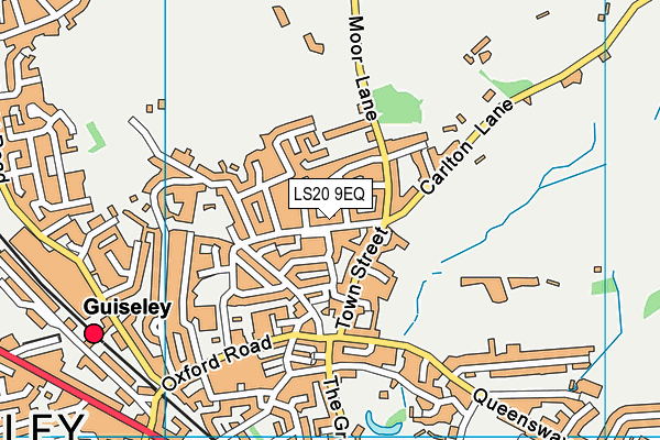 LS20 9EQ map - OS VectorMap District (Ordnance Survey)