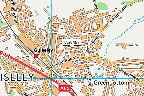 LS20 9EY map - OS VectorMap District (Ordnance Survey)