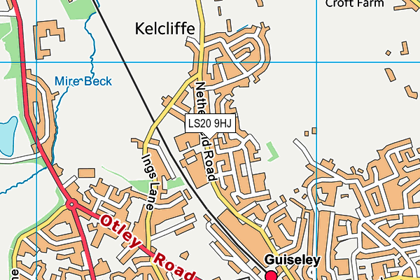 LS20 9HJ map - OS VectorMap District (Ordnance Survey)