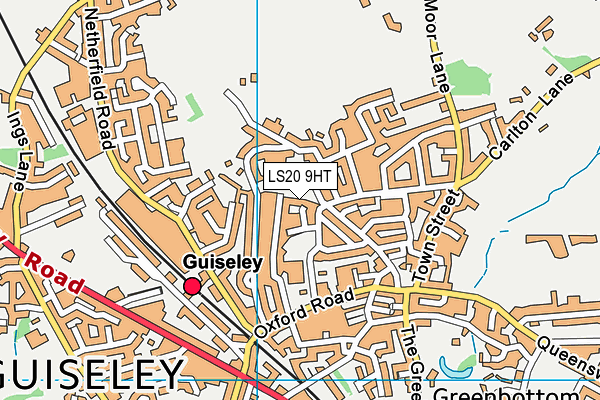 LS20 9HT map - OS VectorMap District (Ordnance Survey)