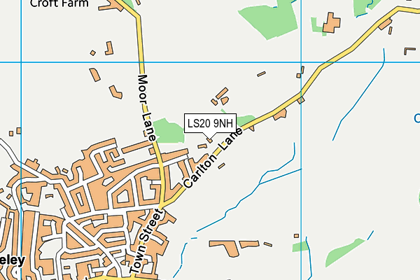 LS20 9NH map - OS VectorMap District (Ordnance Survey)