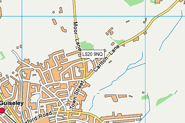 LS20 9NQ map - OS VectorMap District (Ordnance Survey)