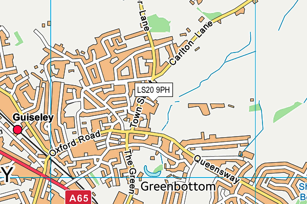 LS20 9PH map - OS VectorMap District (Ordnance Survey)