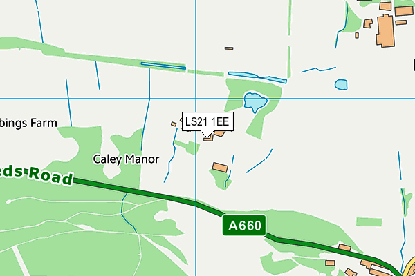 LS21 1EE map - OS VectorMap District (Ordnance Survey)