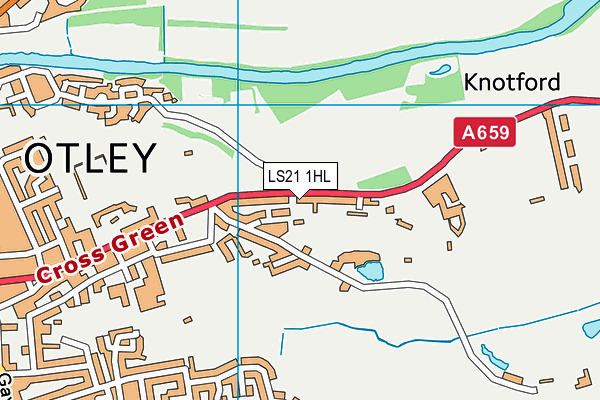 Map of OTLEY DEVELOPMENTS LIMITED at district scale