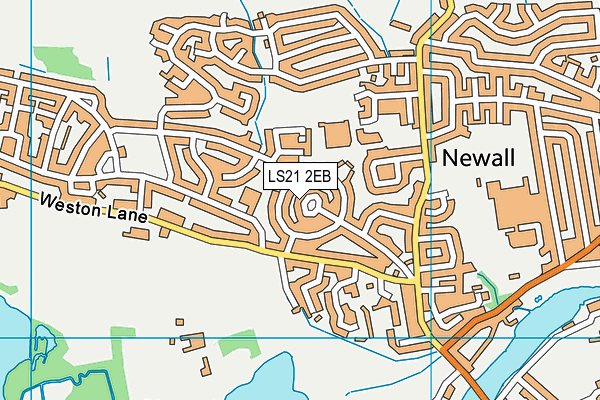 LS21 2EB map - OS VectorMap District (Ordnance Survey)