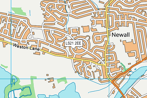 LS21 2EE map - OS VectorMap District (Ordnance Survey)
