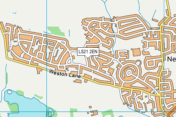 LS21 2EN map - OS VectorMap District (Ordnance Survey)