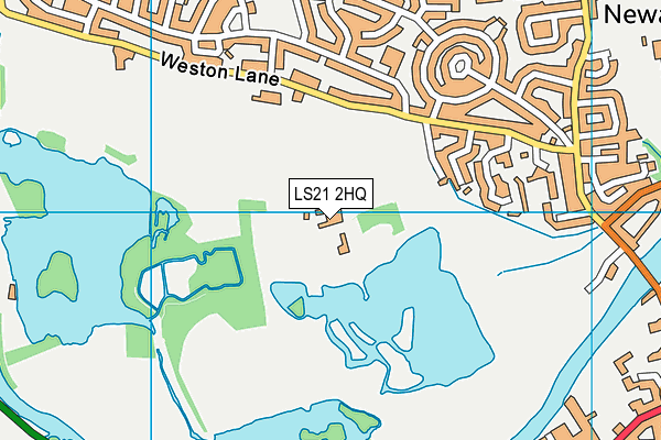LS21 2HQ map - OS VectorMap District (Ordnance Survey)