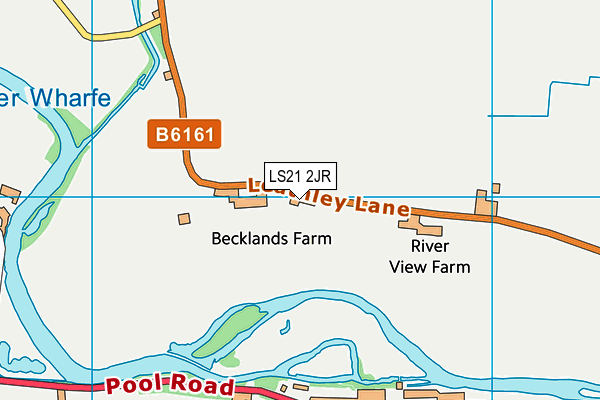 LS21 2JR map - OS VectorMap District (Ordnance Survey)