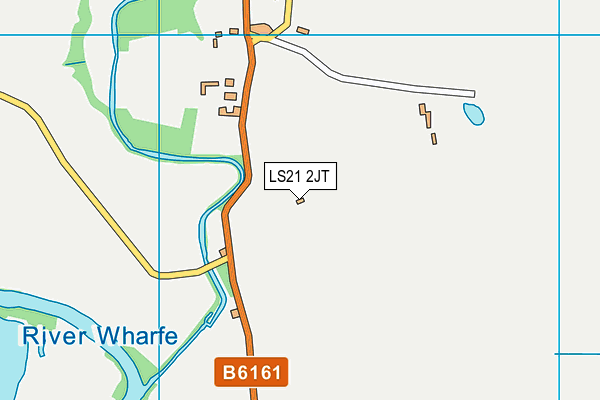 LS21 2JT map - OS VectorMap District (Ordnance Survey)
