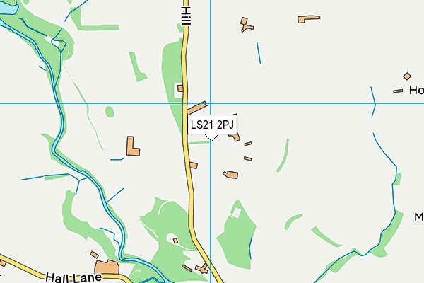 LS21 2PJ map - OS VectorMap District (Ordnance Survey)