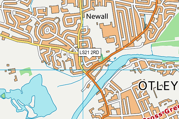 LS21 2RD map - OS VectorMap District (Ordnance Survey)