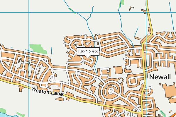 LS21 2RG map - OS VectorMap District (Ordnance Survey)