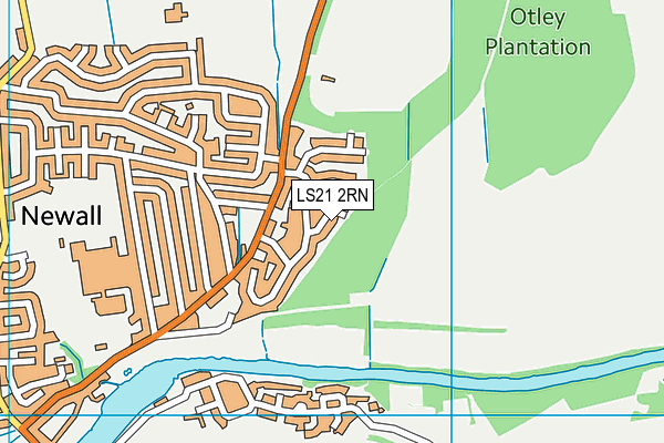LS21 2RN map - OS VectorMap District (Ordnance Survey)